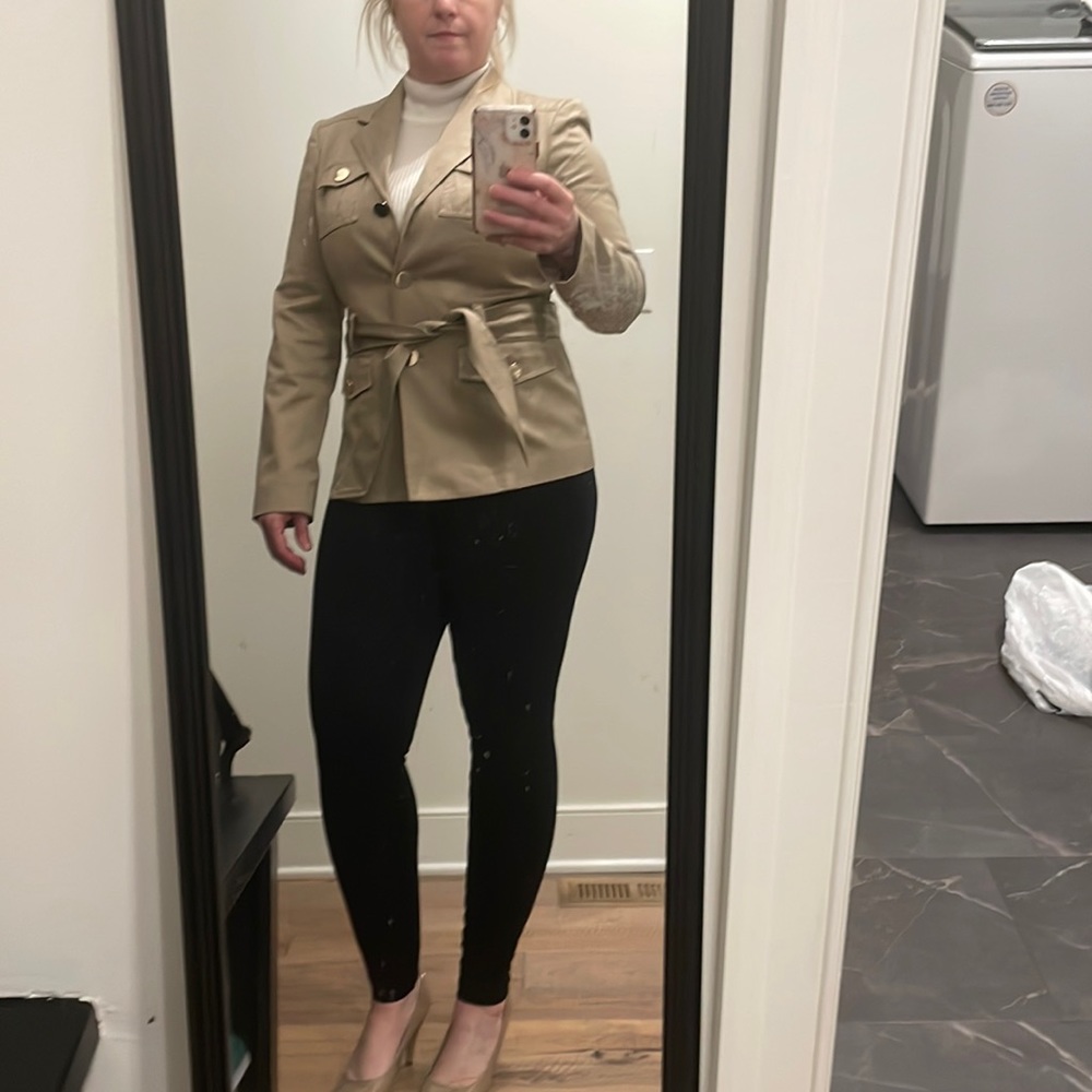Anne Klein khaki jacket size 6